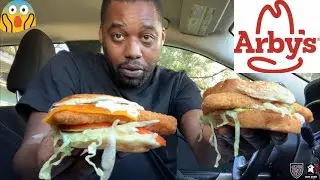 Arby's King's Hawaiian Fish Deluxe Sandwich REVIEW | Arby's Crispy Fish Sandwich