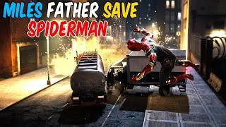 Jefforson Davis ( Miles Father ) Save Spiderman