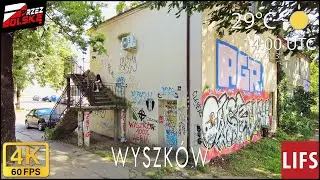4k POLAND🚶🏽‍♂️#WALK ~ WYSZKÓW~ 🚂 PKP 🚌 PKS 🏢 BLOKI ~ 60fps #PrzezPolskę