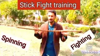 Stick fighting Techniques| Stick Spinning Tutorial| Bo staff training