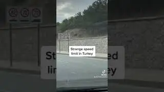 Strange speed limit in Turkey #turkey  #Driving #Cars