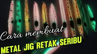 Cara menggunakan cat retak seribu ( crackle paint) pada metal jig | #a3jig #cumisleding