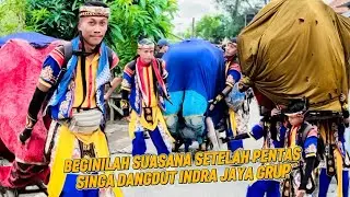 Beginilah Suasana Setelah Pentas Singa Dangdut - Indra Jaya Show Parean Bulak Kendanghaur Indramayu