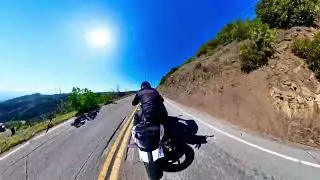 fun run up the roller coaster | kawasaki ZX4RR pure sound | #insta360x4 | #bikelife #zx4rr
