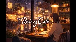 Rainy Café ☕🌧️ | Cozy Anime Lofi Beats for Studying, Relaxing & Focus