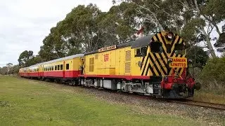Don River Railway Y6 Tasman Limited 40 year special train