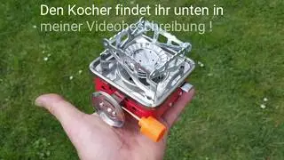 ★Test: MSF-1a Kartuschen Gaskocher&darr;klapp auf&darr;