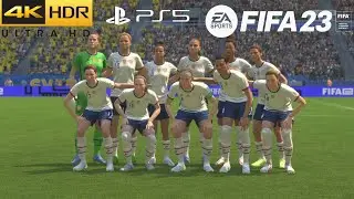 Женский национальный чемпионат FIFA 23 &mdash; США против Швеции | Геймплей PS5 [4K HDR]