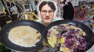 Aj thori shopping & red palak k sath banaya omelette @syedroutine #Superfood #HealthyBreakfast