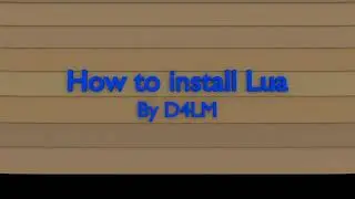 How to install Lua for Visual Studio Code