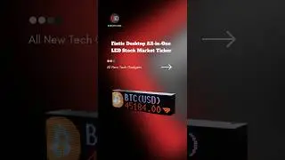 Fintic Desktop All-in-One LED Stock Market Ticker #shorts