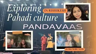 We attend famous musical band Pandavaas event in Rishikesh | exploring Pahadi 🏔️culture|