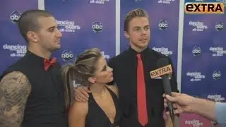 Derek Hough Talks Injury Backstage at 'DWTS'