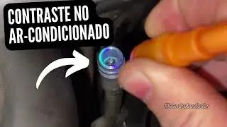 Detectando Vazamento no Ar-Condicionado Com Contraste