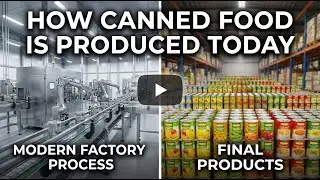 How Canned Food Is Made Today | Inside a Modern Factory