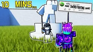 How To Make A SWORD FIGHT Game And Make MILLIONS in 10 mins... (Roblox)
