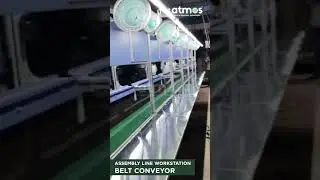 Assembly Line Workstation | Efficient Production on a Moving Conveyor Belt