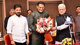 Mohammed Azharuddin ne uthai Wazir ki Qasam | Hyderabad Raj Bhavan mein shandar takreeb