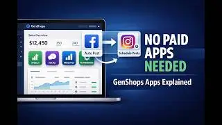 GenShops App Store Demo | Upsells, Social Media Automation & More #genshops #ecommercewebsite