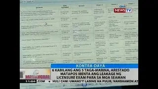BT: 6 kabilang ang 5 taga-Marina, arestado matapos ibenta ang leakage ng licensure exam