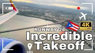 4K INCREDIBLE TAKEOFF AFTER CHANGE WINDS DIRECTION ON SAN JUAN