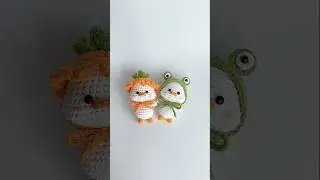 Crochet Duck 🦆 wear a hat #crochet #amigurumi #diy #crocheting #diy #knitting #tutorial