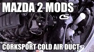 Mazda 2 mods - Corksport Cold Air Duct installation