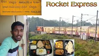 12134 Manglore To Mumbai Rocket SF Exp Full Journey Vlog *Delicious Food From IRCTC* !!!
