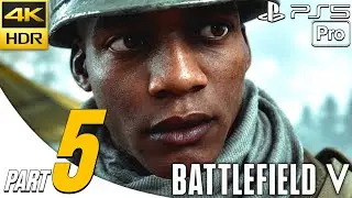 INTENSE Battlefield 5 Gameplay on (PS5 Pro) in Tirailleur - 1944: Provence War Story Part 5