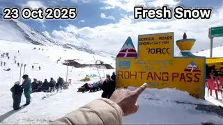 Fresh snow at Rohtang pass // All car allowed from today // Manali update // Manali Today // Cab 
