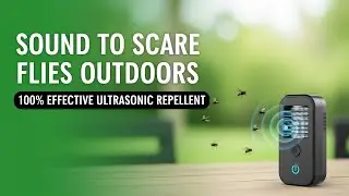🔊 SOUND TO REPEL FLIES OUTDOORS 🚫🪰 | 100% EFFECTIVE ULTRASONIC REPELLENT