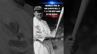 The Legend of Babe Ruth:Baseball's Greatest Icon! ⚾#shorts #BabeRuth #BaseballLegend #SportsHistory
