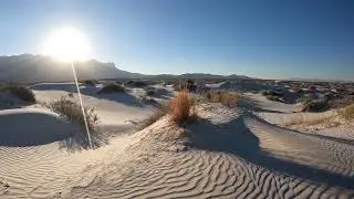 Views of the Guadalupe Mountains Salt Basin