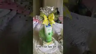Dollar Tree - Grab n Go Spa Gift.  #giftbasketideas #giftbasket #giftbasket #viralvideo