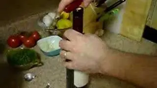 How to Open a Bottle of Wine... with a corkscrew swiss army knife