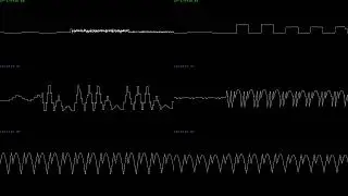 [Improved PSG Audio] MSX2: Space Manbow Soundtrack (PSG+SCC) - Oscilloscope View