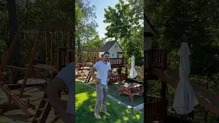 This is my 5 year Father&rsquo;s Day tradition! What should I do next year? #diy #playhouse