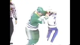 Shane Churla vs Kevin Maguire NHL Jan 24/87