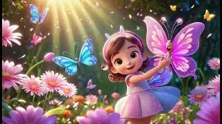 Lala Lamb Picks a Flower | Nature & Color Song for Kids | Nursery Rhymes in English