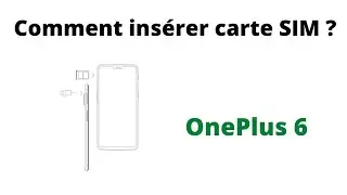 OnePlus 6 : Comment ins&eacute;rer une carte SIM