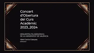 Concert d'Obertura del Curs Acadèmic 2023-2024