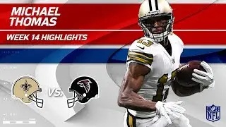 Michael Thomas' 10 Grabs, 117 Yards & 1 TD | Saints vs. Falcons | Wk 14 Player Highlights