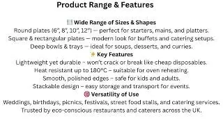 Disposable Palm Leaf Plates Supplier UK