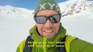 Gliding down Antarctica on my skis - Harris peak