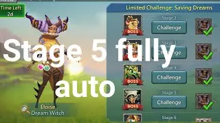 Limited challange saving dreams stage 5