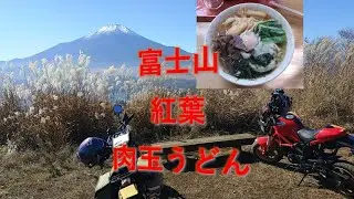【HONDA GORILLA】36 山中湖のうどんと紅葉、大平山をゴリラで登頂