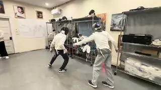 ethen vs luke Epee fencing