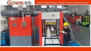 GOWIN GW-S550L Solid Silicone Injection Machine 110kv-500kv suspension insulator #rubberindustry