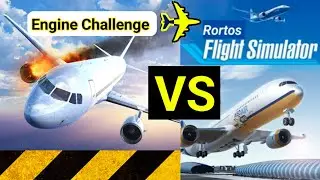 Airline Commander Vs Extreme Landings: Flight Game ! Engine Challenge