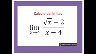 C&aacute;lculo de limites com ra&iacute;zes